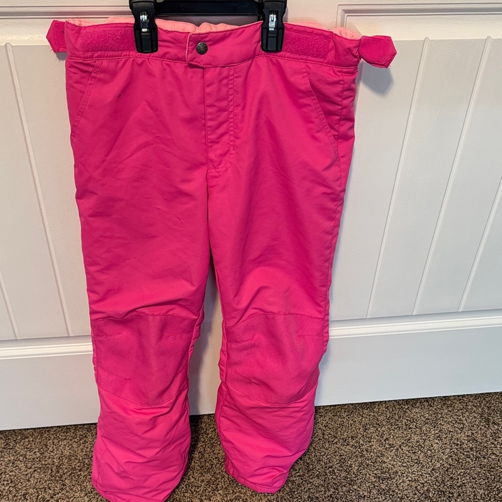Swiss Tech Bright Pink Kids Snow Pants